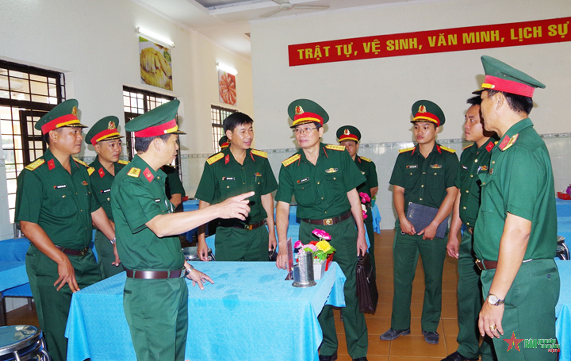 Quân khu 7 kiểm tra công tác chuẩn bị tiếp nhận chiến sĩ mới tại Sư đoàn 5